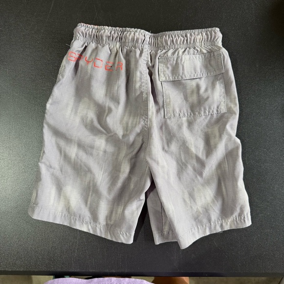 Spyder Gray and Orange Swim Shorts - Picture 3 of 5